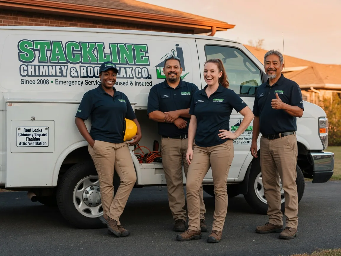 Chimney flashing repair company in Barksdale, TX